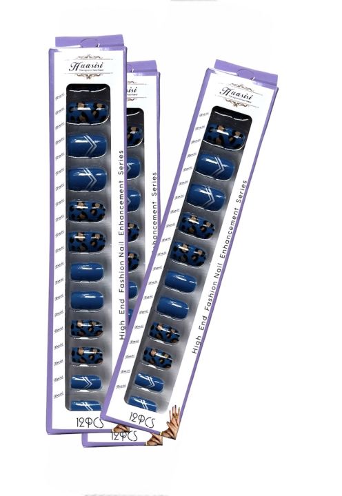 Artificial%20Printed%20Square%20Shape%20Nail%2012%20Pc%20-%20Image%202