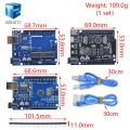UNO R3 Official Box ATMEGA16U2 / UNO+WiFi R3 Original ATMEGA328P Chip CH340G For Arduino UNO R3 Development Board WeMos ESP8266. 
