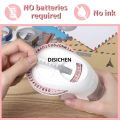 DISICHEN Handheld Labeling Machine 3D Embosser Label Machine Portable Lettering Embossed Labeler Omega S Embossed Labeler for Home DIY Profesional. 