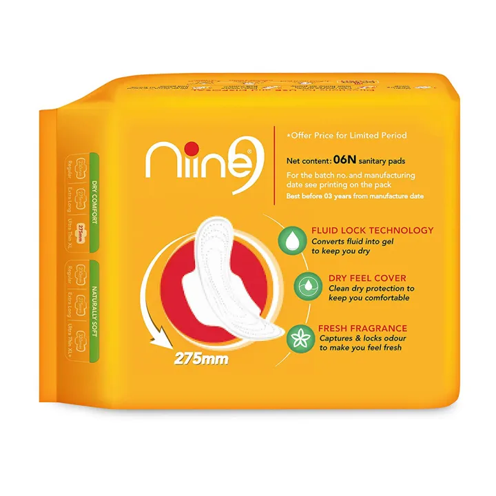 Niine%20Dry%20Comfort%20Ultra%20Thin%20Sanitary%20Pads%20(Pack%20of%206)%2036%20Pads%20-%20Image%204