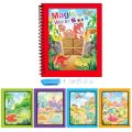 New Children Magic Book Reusable DIY Water Drawing Books Animal Coloring Books Education and Learning. 