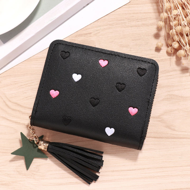 PU%20leather%20material%20Women%20small%20wallet%20Durable%20Small-sized%20Cute%20design%20Ladies%20mini%20tassel%20wallet%20Zipper%20closure%20with%20tassel%20Cute%20girl%20short%20zipper%20wallet%20for%20Daily%20use%20Travel%20Parties%20Girls'%20night%20out%20-%20Image%202
