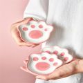 Cat Paw Shape Taste Dish Cute Japanese Style Ceramic/Porcelain Dip Dishes Soy Sauce Dish For Soy Sauce Vinegar Mustard. 