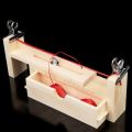Creative Solid Wood Rope Braiding Tool DIY Adjustable Red Rope Braiding Frame Hand-woven Rope Rack for Bracelet Necklace. 