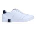 White  Black Horse  Lace Up Sports Shoes For Men. 