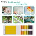 Sutuiying 80-800pcs PH Test Strips 1-14 PH Wide Range PH Strips with Comparison Chart Precision for Water Saliva Urine Soil. 