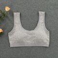 New Cotton Underwear Teenager Girls Bra Children Training Bras Vest 8-16Y Student Bra Wrapped Girls' Developing Sports Vest. 