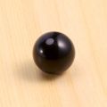 Cluellp-10 Pcs Marbles 16mm glass marbles Knicker glass balls decoration color nuggets toy black. 