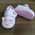 Baby Girl Cute Cat Print Shoes. 