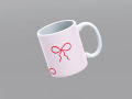 Aesthetic Pink Ribbon Bow Ceramic Coffee Mug – Cute Aesthetic Tea Cup for Girls & Women. 