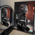 1PC Lewis Hamilton Poster Paper Print Home Living Room Bedroom Entrance Bar Restaurant Cafe Art Painting Decoration. 