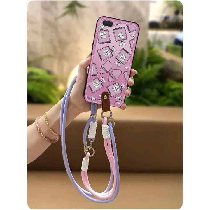 Silicone%20Cartoon%20Phone%20Case%20For%20OPPO%20A5/A3s/Ax5/R15neo%20Lanyard%20protective%20Soft%20case%20Necklace%20Graffiti%20TPU%20Waterproof%20-%20Image%204