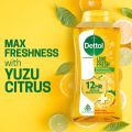 Dettol Body Wash and Shower Gel for Women and Men, Refresh - 250ml | Soap-Free Bodywash | 12h Odour Protection. 