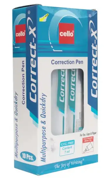 Cello%20Multipurpose%20&%20Quickly%20Correction%20Pen%207ml%2010%20Pcs%20-%20Image%202