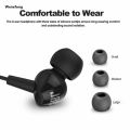 Wenefang JBL C100Si Original 3.5mm Jack Wired In-ear Stereo Earphone With Harman Pure Bass Sound Music Sports Gaming Headset With Mic Handsfree For ios iPhone and Android Huawei/Xiaomi/oppo/vivo/Samsung. 