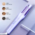 42W - 4 Speed Adjustable Temperature Control Ceramic Rotating Curling Iron Electric Rotary Automatic Hair Curler Wand with LED Display and 360 Degree Tangle Free Swivel Cord. 