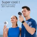 Mini HandHeld Turbo Fan Upto 100 Gear Speed,Upto 6 Hours Backup. 