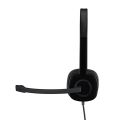 Logitech H151 Wired Over Ear Headphones With Mic (Black) by Mitrata. 