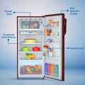 Yasuda 200 ltr Single Door Refrigerator YHDC200BRN- Big Digital. 