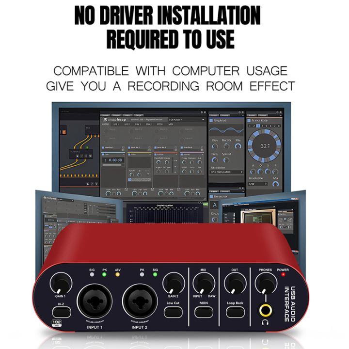 (GGBR)%20Professional%2024Bit%20192KHz%20Audio%20Interface%202%20Input%20Sound%20Card%20for%20Electric%20Guitar%20External%20Studio%20PC%20Recording%20Tuner%20-%20Image%206