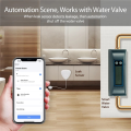 2X Tuya Zigbee Water Level Sensor Smart Water Leakage Alarm Detector Flood Alert Overflow Security Protection. 