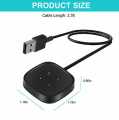 Fitbit Versa 3 & Sense Charger Magnetic Cradle Charger. 