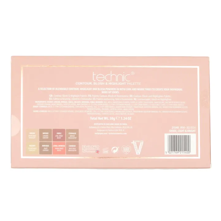 Technic%20Contour%20Blush%20&%20Highlight%20Pallet,%2038g%20-%20Image%203