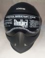 Steelbird Adonis Matte Black Full Face Helmet | Anti Scratch Coated Visor With Quick Release Mechanism & Extra Comfort Padding. 