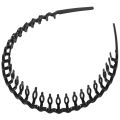 fasdaga 2X Plastic Teeth Comb Hairband Hair Hoop Headband Black For Woman. 
