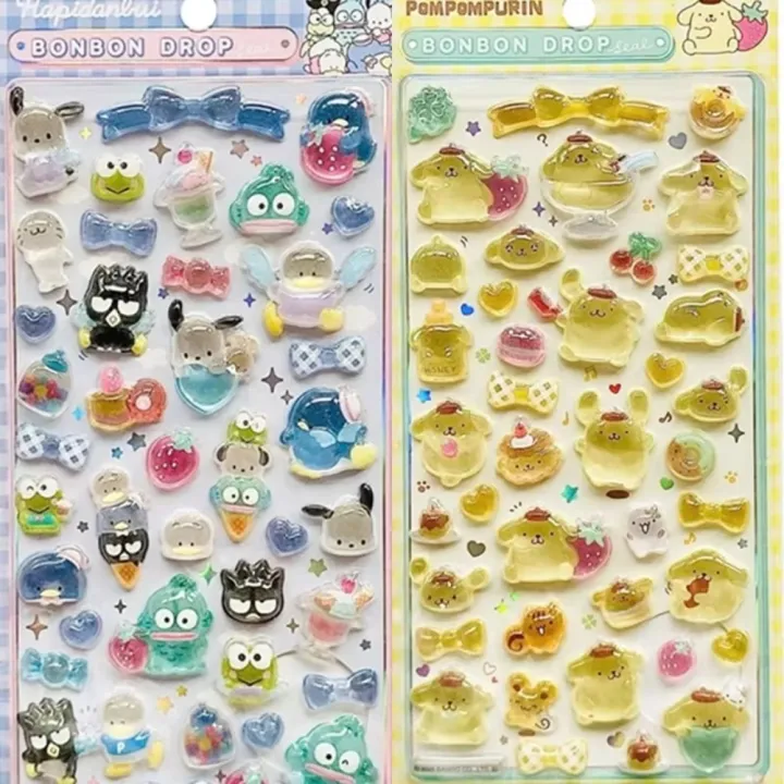 Fashion Hello Kitty 3D Crystal Stickers Cute Cartoon Phone Case ...