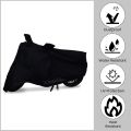 Black Dust Proof Water Resistant Double Mirror Pocket Bike Body Cover For Bike And Scooter - Bike Covers. 