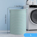 Foldable Round Dirty Clothes Laundry Basket Household Bathroom Storage Bucket Toy Clothes Storage Bag Organizer. 