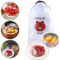 Popular Broun Reusable Food Storage Bags 80 Pcs Stretch Adjustable Covers. 