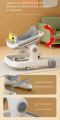 Modern Baby Walker with Adjustable Height Wheels Speed Anti-o-leg Anti-rollover Design and Music. 