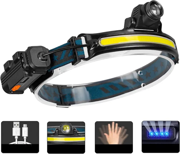 COB%20Headlamp%20LED%20Sensor%20Headlight%20Flashlight%20USB%20Rechargeable%20Head%20Lamp%20Torch%206%20Lighting%20Modes%20Work%20Light%20-%20Image%205