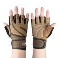 Stylish Professional Anti-Skid Fitness Half-Finger Gym Gloves - New. 