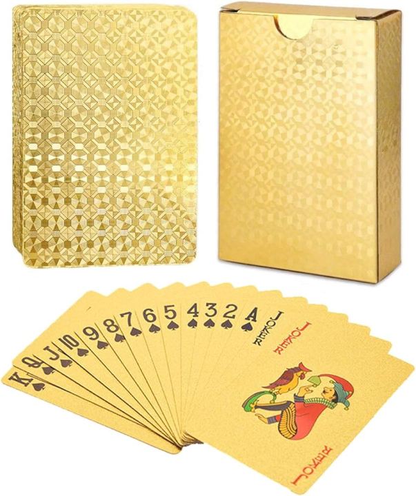 Tash%20Deck%20of%20Waterproof%20Cards,%20Flexible%20PVC%20Plastic%20Gold/sliver%20Playing%20Cards%20-%20Image%202