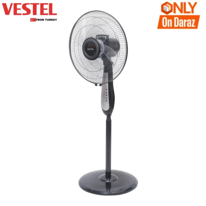 VESTEL%20Stand%20Fan%20With%20Remote%20Control%20%7C%20Timer%20%7C%2016%20inches%20%7C%201800RPM%20%7C%20Oscillation%20%7C%201%20Year%20Warranty%20%7C%205%20Blade%20%7C%20Heavy%20Base%20%7C%20Easy%20Fitting%20%7C%20Pedestal%20Fan%20-%20Image%203