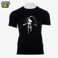 Shangrila Joker Printed Half Sleeves T-Shirt For Men - Black | Multisize | Fashion | Summer T-Shirts For Men. 