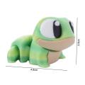 Kawaii Joint Movable Simulation Gecko Frog Model Green Frogs Craft Decor Pet 3D Printing Toys Cartoon Collection Frog Animals Ornaments Computer Ornament. 