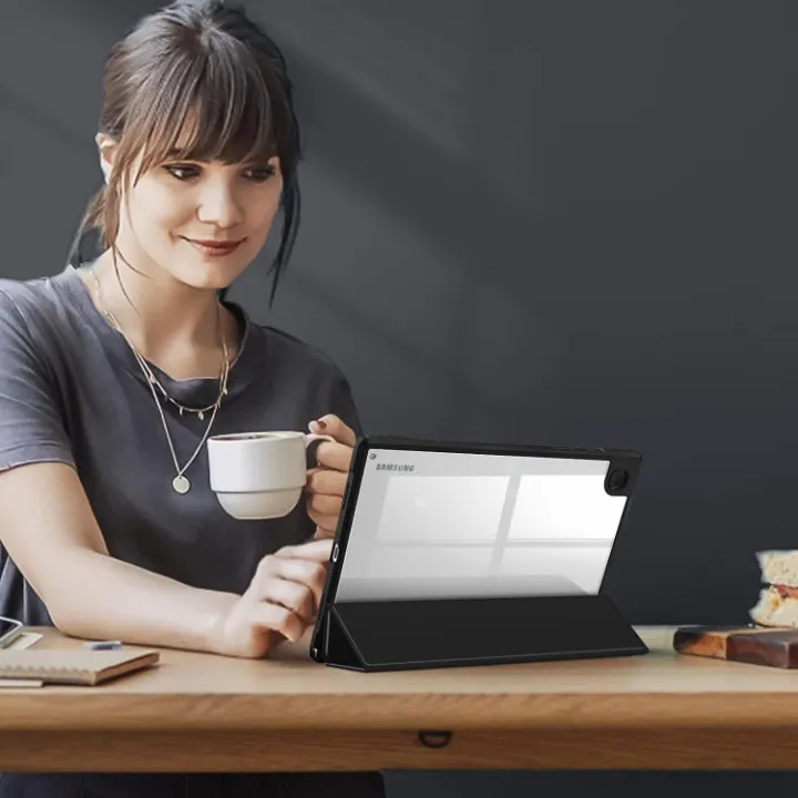 Apple%20iPad%20Pro%2010.5%20(2017)%20/%20iPad%20Air%203%20(2019)%20/%20iPad%2010.2%20Back%20Transparent%20Folio%20Case%20With%20Pencil%20Holder%20-%20Image%202