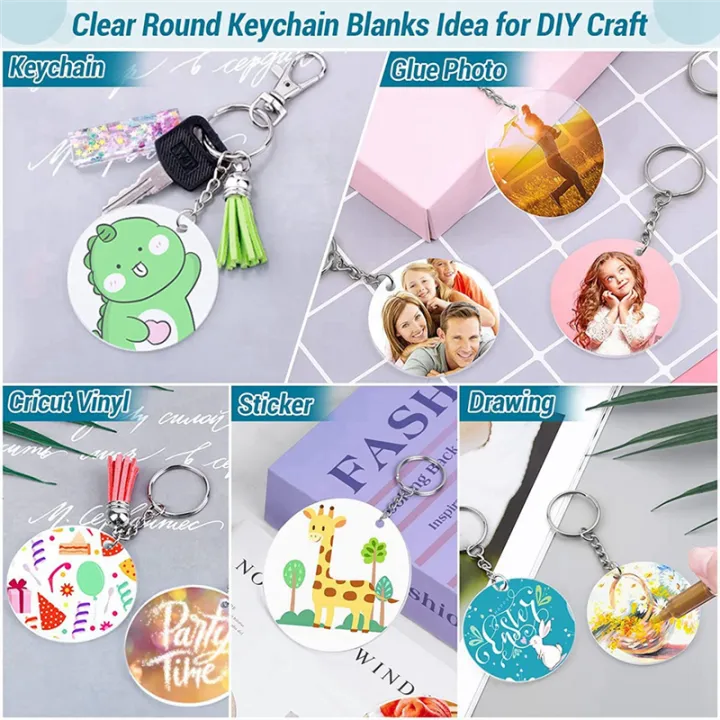 NAMUNY%201050Pcs%20Acrylic%20Clear%20Keychain%20Blanks%20for%20Vinyl%20with%20Blanks,%20Tassels,%20Jump%20Rings,%20Keychain%20Rings%20for%20DIY%20Keychain%20Craft%20-%20Image%203