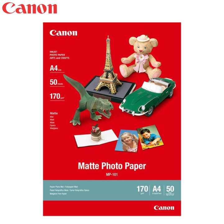 Canon MP-101 Matte Photo Paper 170 gsm (A4) - 50 Sheets