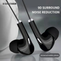 DISICHEN Profesional Anrushide 3.5mm Earphones High Definition Portable In Ear Wired Headset InEar 2025 New Microphone Deep Bass Noise Canceling Headphones For Phone PC. 