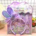 New Childrens Rabbit Ear Headband Furong Leather Three-dimensional Bubble Girl Princess Dress Up Cartoon Sticker Gift. 