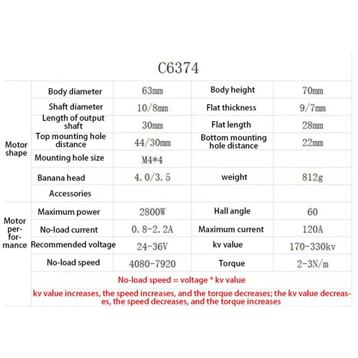 2X%206374%20170KV%20Brushless%20Motor%20Sensorless%20Motor%20for%20Four-Wheel%20Balancing%20Scooters%20Electric%20Skateboards%20-%20Image%203
