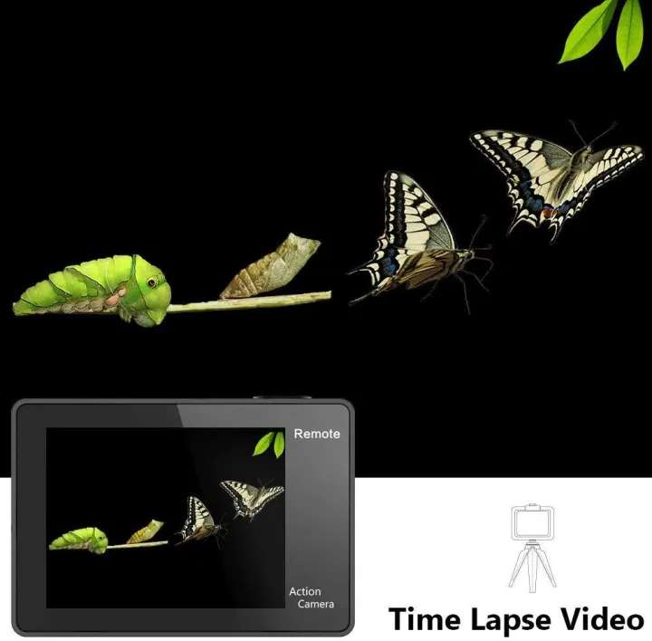 Eken%20H6S%20Ultra%20Hd%20Action%20Camera%204K+%2014Mp%20With%20Eis%20100Ft%20Underwater%20Waterproof%20Cam%20Remote%20Sports%20Camcorder%20Panasonic%20Sensor%20170%20Angle%20Lens%20With%202%20Batteries%20Accessories%20Kit%20And%20Tripod%20-%20Image%208