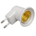 E27 LED Light Male Sochet Base Type to AC Power 220V EU Plug Lamp Holder Bulb Adapter Converter + ON/OFF Button Switch. 