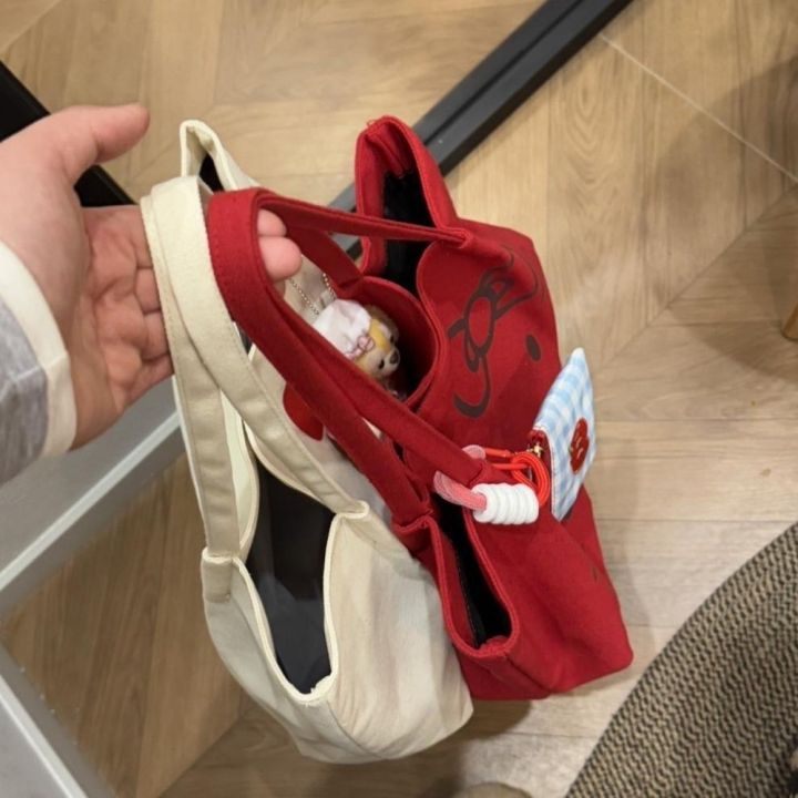 Cute%20Cartoon%20Kitty%20Tote%20Bag%20Large%20Capacity%20Canvas%20Shoulder%20Bag%20Lightweight%20Solid%20Color%20Travel%20Printed%20Handbag%20-%20Image%203