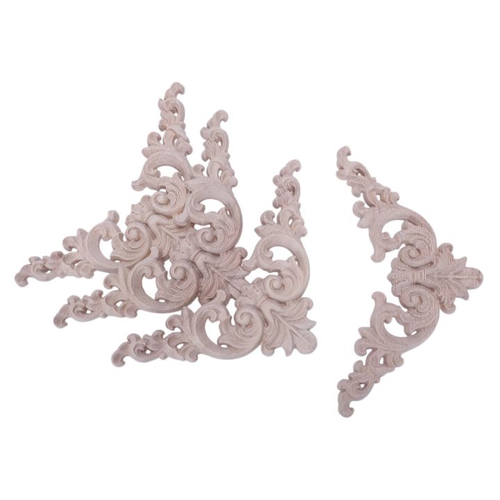 20Pcs%20Rubber%20Wood%20Oak%20Carved%20Corner%20Onlay%20Applique%20Furniture%20Home%20Door%20Decor%20DIY%20-%20Image%203